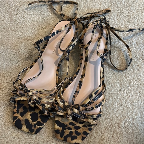 Loeffler Randall Lorelai wrap sandals - Picture 1 of 5